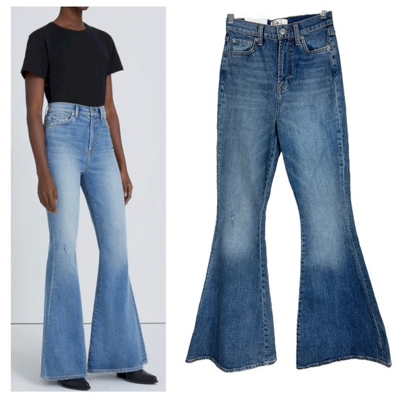 Mega Flare Jeans by 7 For All Mankind Size 25 New | Poshmark