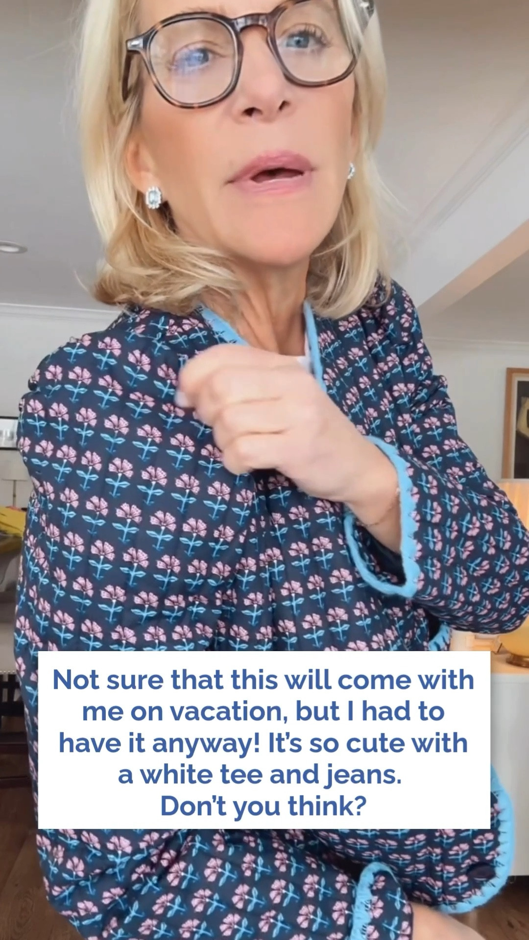 This little quilted jacket is just one of those pieces. Easy, comfy, and somehow makes a plain tee + jeans feel done. The colors are so cute and it’s perfect for that weird early spring weather. Looove it. Linked a bunch more adorable quilted jackets too because honestly… I’m in my quilted era 😌

#ltkstyle #ltkwear #ltkfinds #casualstyle #everydayoutfit
#effortlessfashion #springlayers #earlyspring
#quiltedjacket #easyoutfit #classicwithatwist



#LTKSeasonal #LTKOver40 #LTKootd