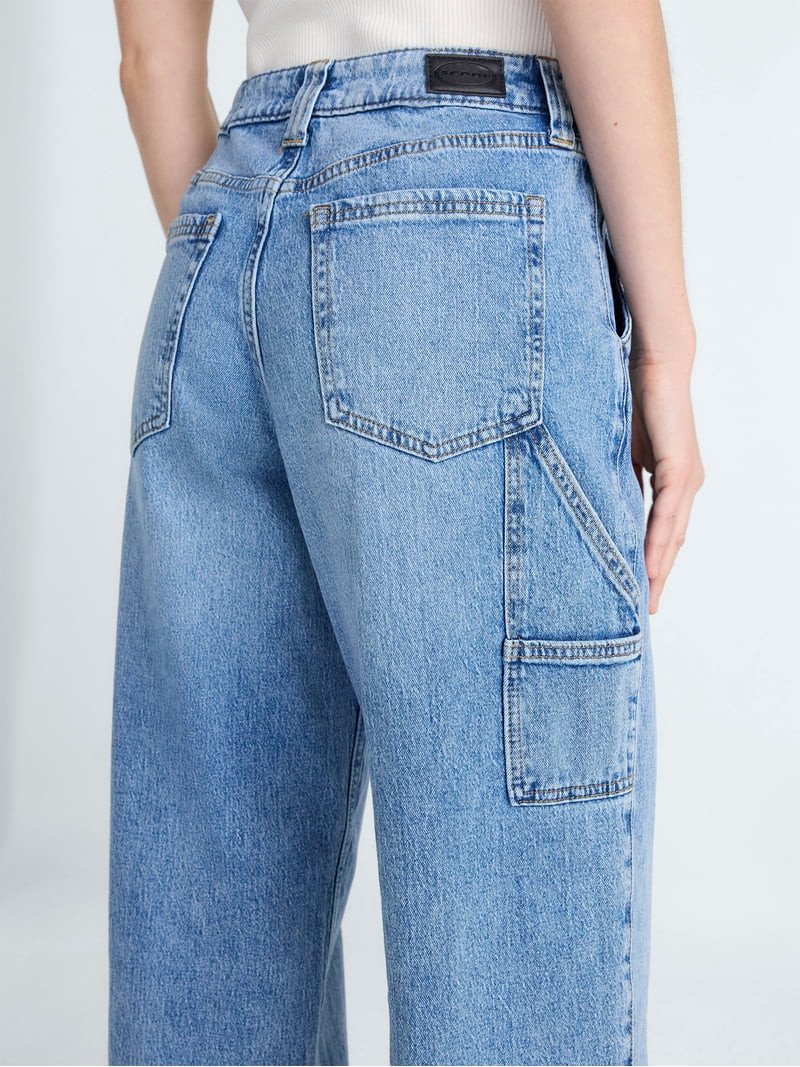 Scoop Women\u2019s and Women\u2019s Plus Relaxed Fit Jeans, 30'' Inseam, Sizes 0-26W | Walmart (US)