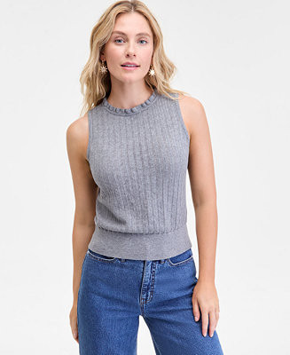 On 34th Women's Pointelle-Knit Tank, Macy's Exclusive - Macy's | Macy's