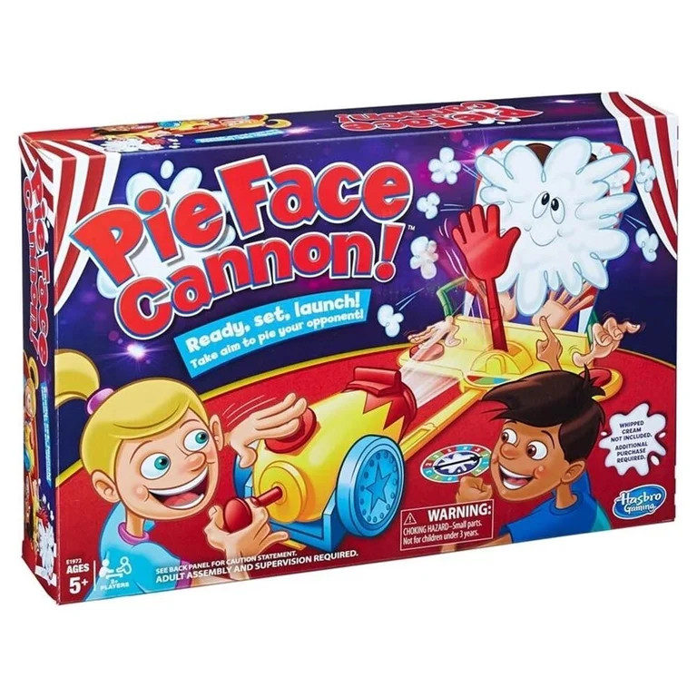 Pie Face Cannon Game: Whipped Cream Family Board Game | Walmart (US)