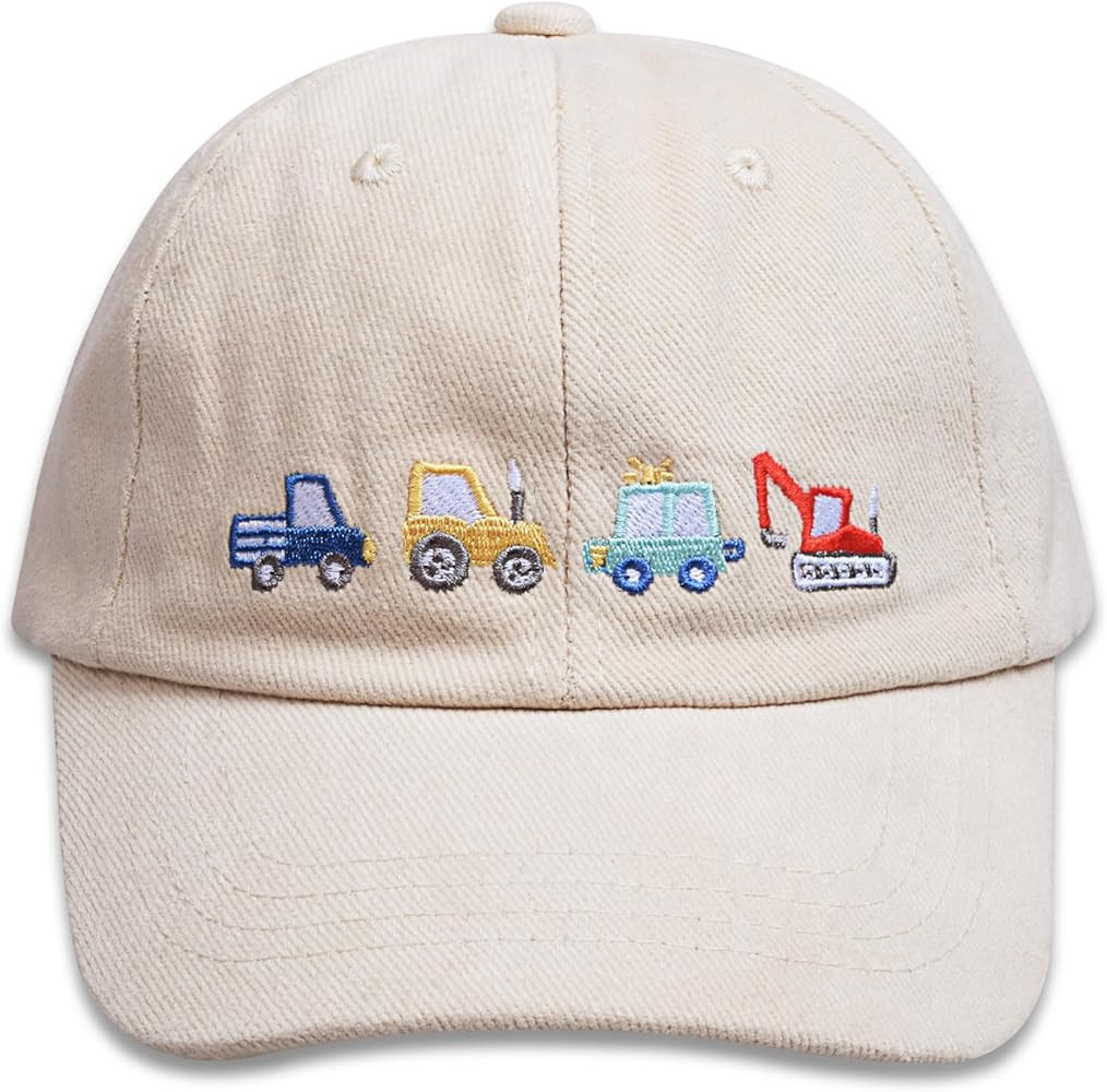 Kids Boys Girls Embroidered Baseball Caps Baby Sun hat Toddler Dinosaur Trucker Hats Summer Hats... | Amazon (US)