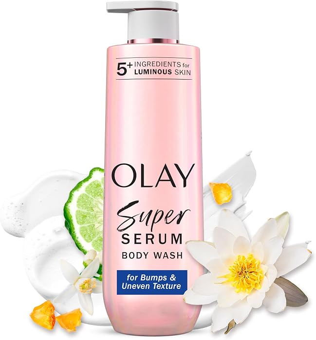 Olay Super Serum Body Wash for Rough & Bumpy Skin, 24hr Long Lasting Rich Hydration, 5+ Ingredien... | Amazon (US)