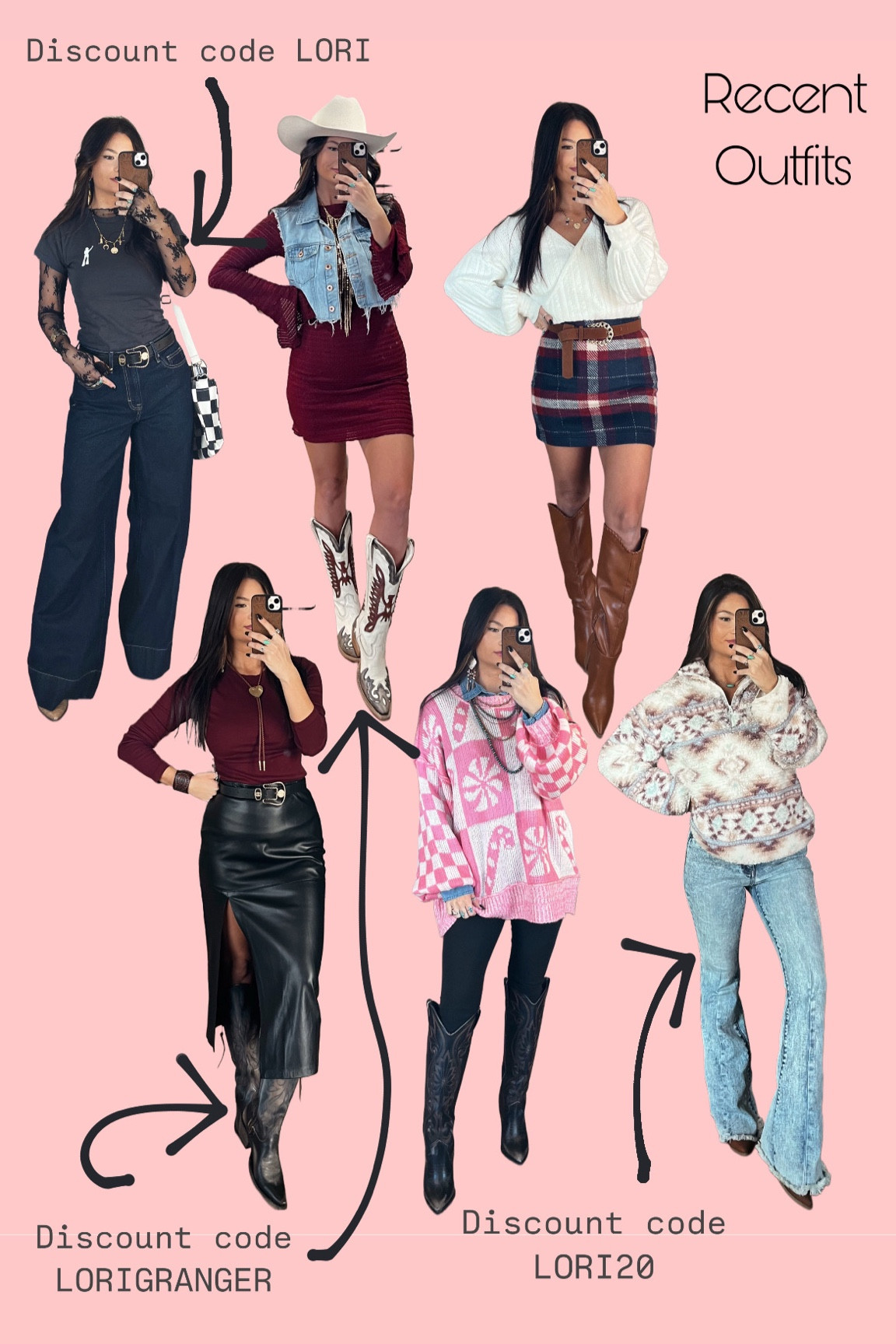 Recent outfits along with discount codes! 

#LTKSeasonal #LTKStyleTip