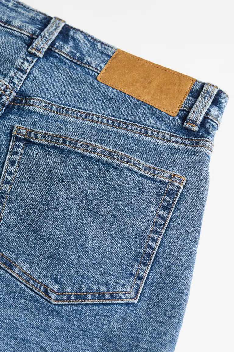 High Denim Shorts - Denim blue - Ladies | H&M US | H&M (US + CA)