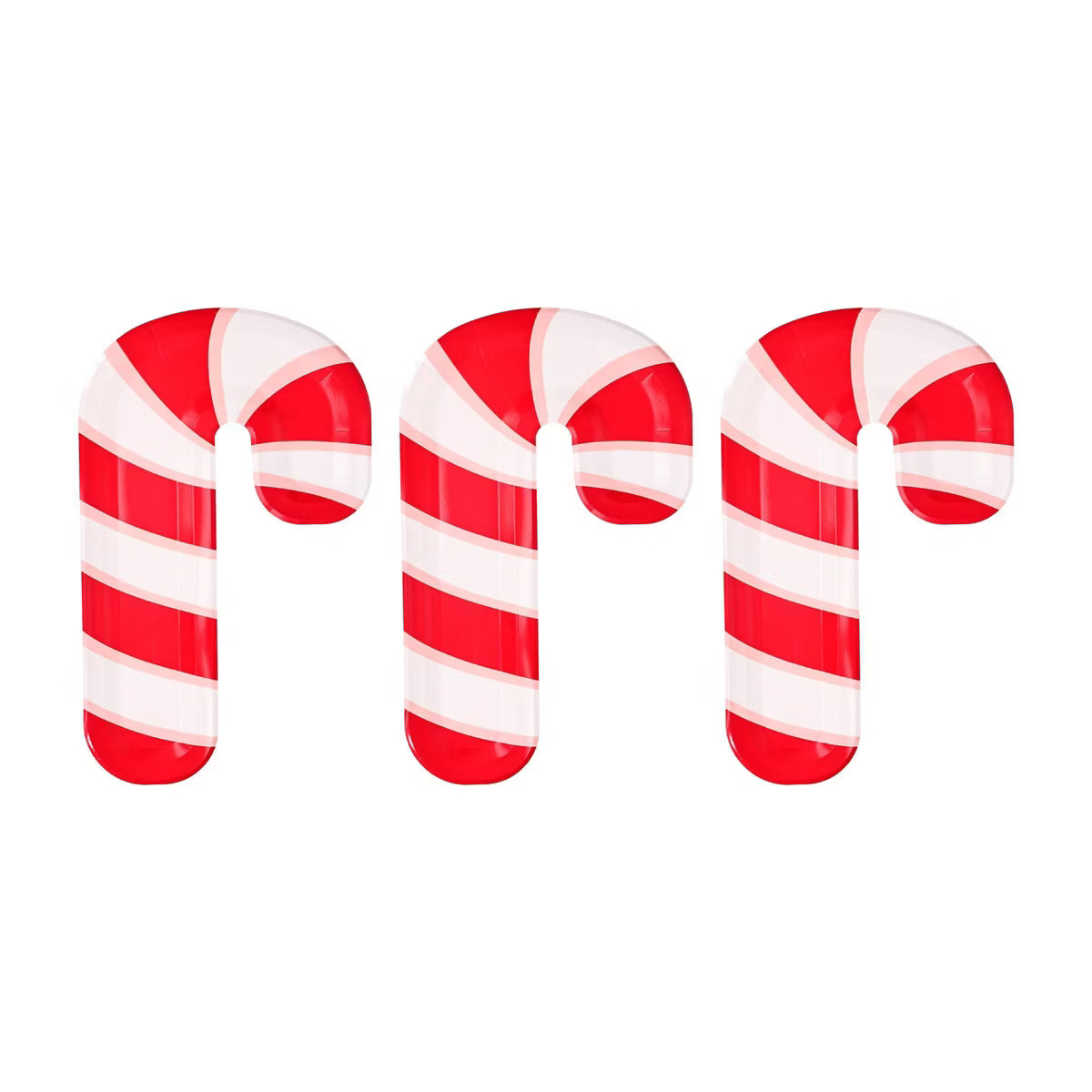 3ct 18"x11" Christmas Candy Cane Platters - Spritz™ | Target