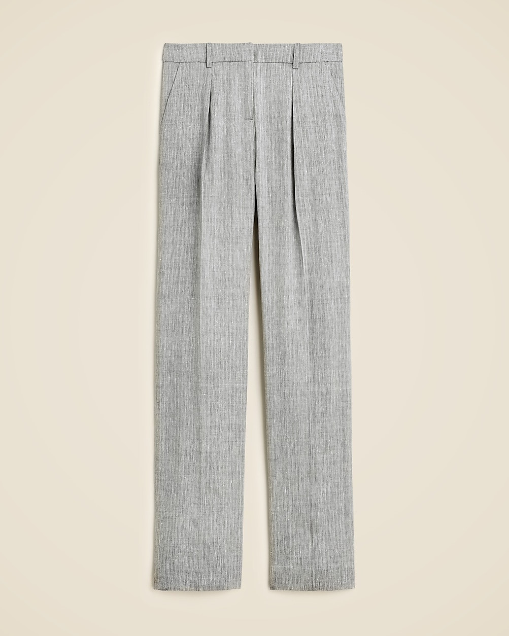 Portia pant in herringbone linen blend | J. Crew US
