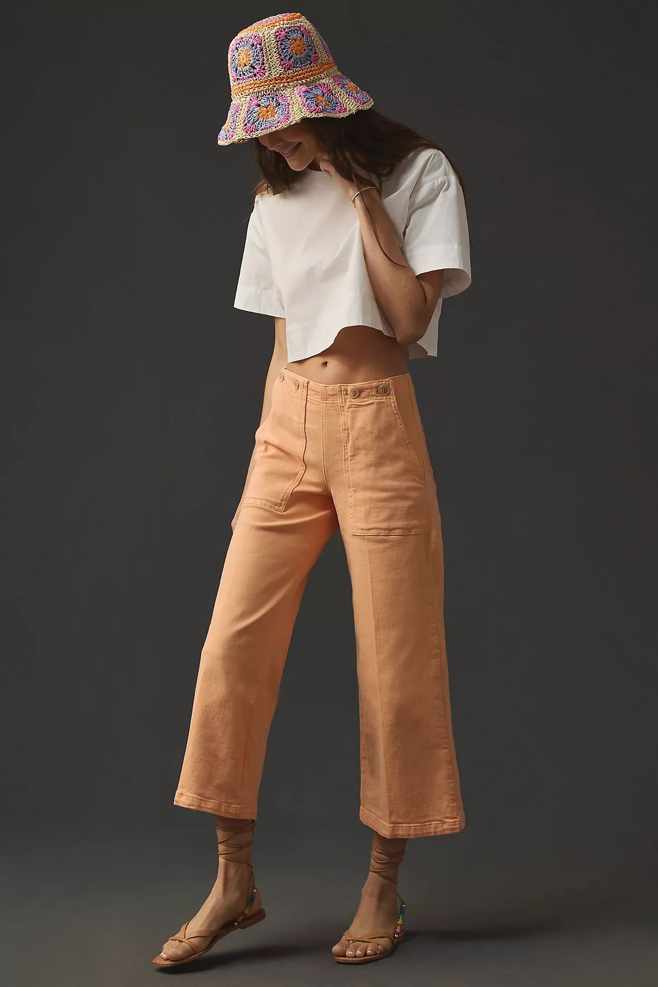 The Kit High-Rise Crop Trouser Jeans | Anthropologie (US)