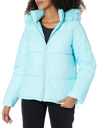 Show Me Your Mumu Women's Snowbird Puffer Jacket, Powder Blue | Amazon (US)