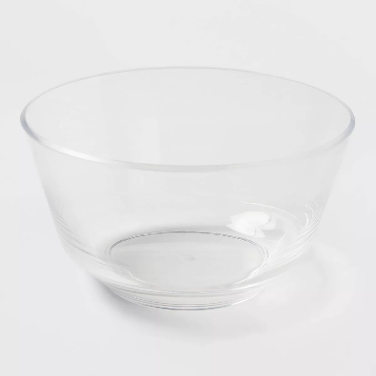 211oz Large Plastic Serving Bowl - Room Essentials™: Clear BPA-Free Trifle, Salad, Popcorn Bowl... | Target