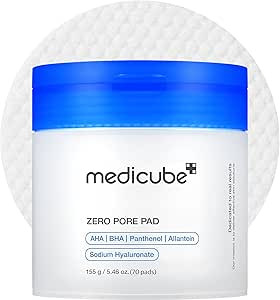 Medicube Zero Pore Pads 2.0, Dual-Textured Facial Toner Pads for Exfoliation and Pore Care with 4... | Amazon (US)