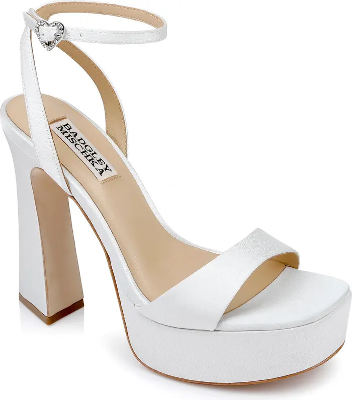Badgley Mischka Collection Caia Ankle Strap Platform Sandal (Women) | Nordstrom | Nordstrom