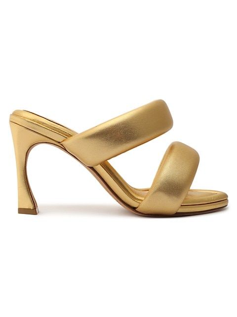 Lilla Metallic Leather Sandals | Saks Fifth Avenue