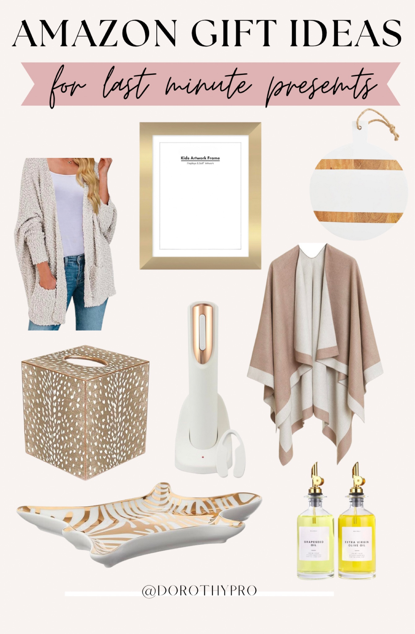 Gifts for those who are difficult to shop for!! 

These are perfect gifts to grab when you don’t know what to get! Including: 
A kids artwork frame, decor, sweaters, cardigans, kitchen utensils, organization finds, tissue box cover, and so many finds linked here on my page!! 

#LTKfindsunder50 #LTKGiftGuide #LTKsalealert