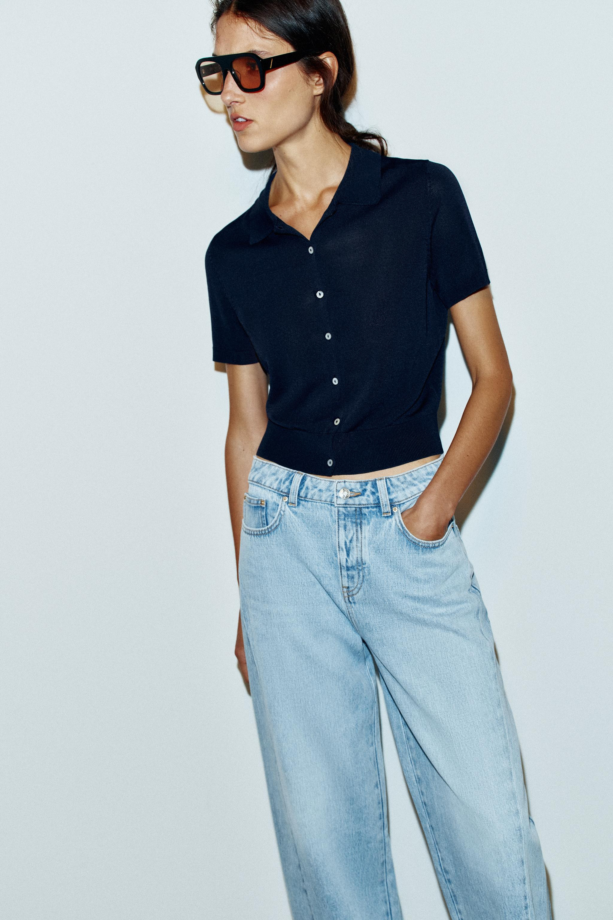 Z1975 HIGH-WAIST SEAMED BARREL JEANS | Zara UK