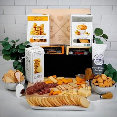 Eaglin Welcome Home Charcuterie Gift Basket With Custom Charcuterie Board | Wayfair North America
