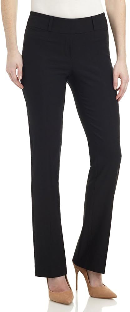 Rekucci Womens Ease Into Comfort Fit Barely Bootcut Stretch Pants | Amazon (US)
