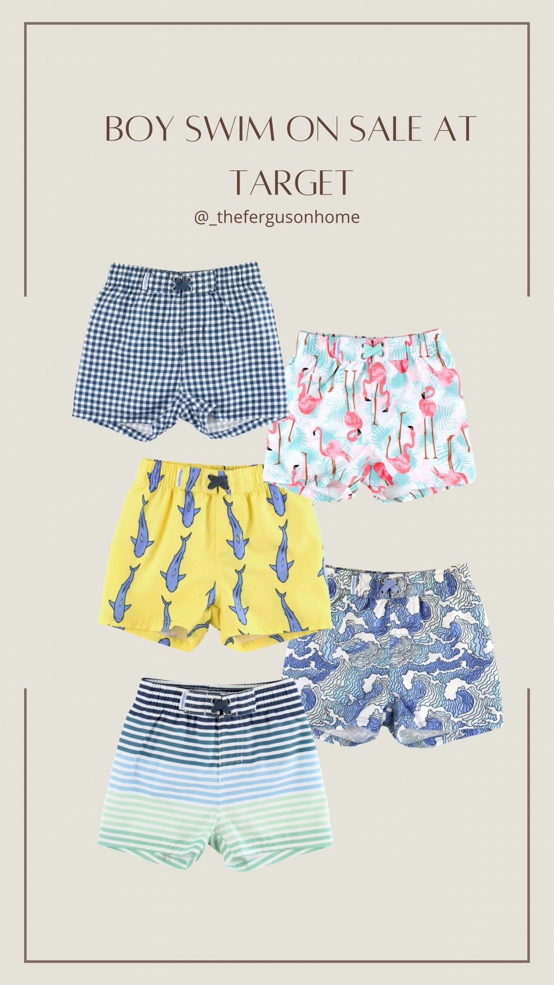Cutie swim trunks on sale! 

#LTKSeasonal #LTKSaleAlert
