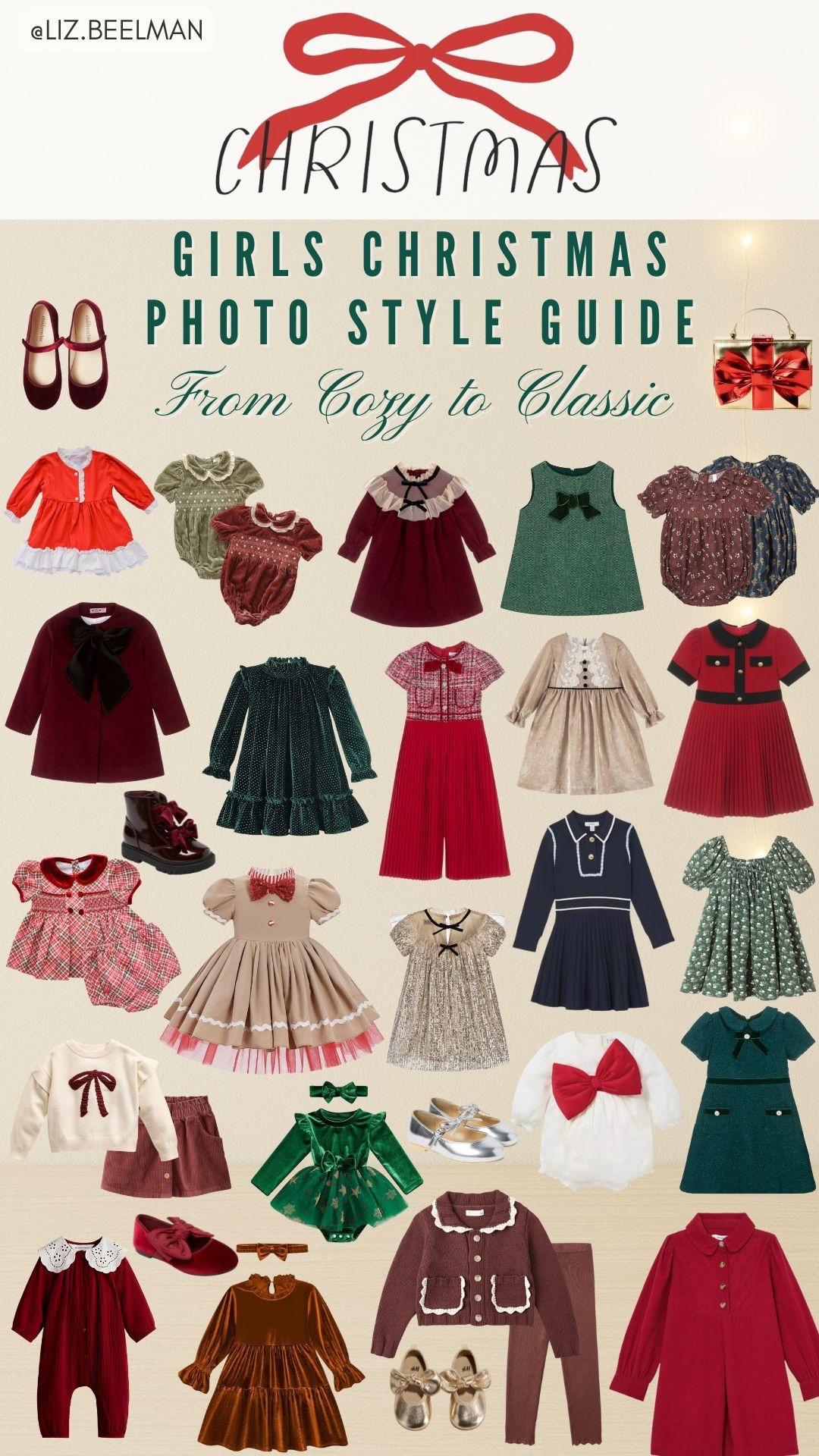 GIRLS CHRISTMAS PHOTO STYLE GUIDE 