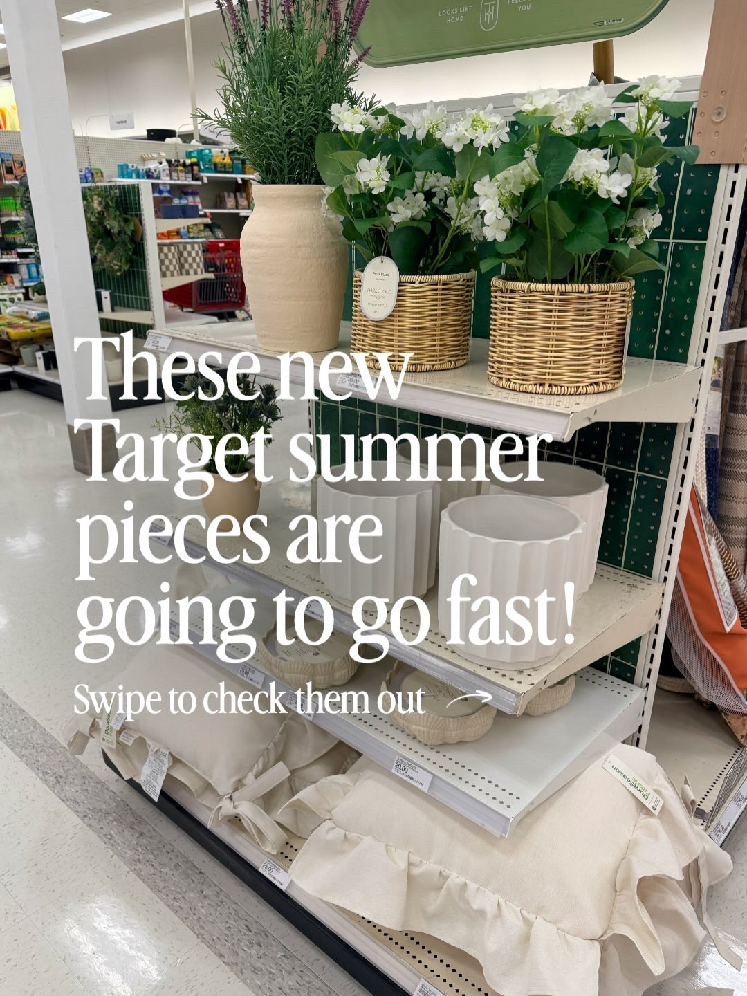 walked into target… left wanting a whole summer reset ☀️ 

some of these instantly caught my eye and a few made it in my cart 🛒 

follow for more everyday finds like this 🤍

#targetfinds #summerdecor #targetstyle #everydayfinds #homedecorfinds

#LTKMothersDay #LTKSeasonal #LTKHome