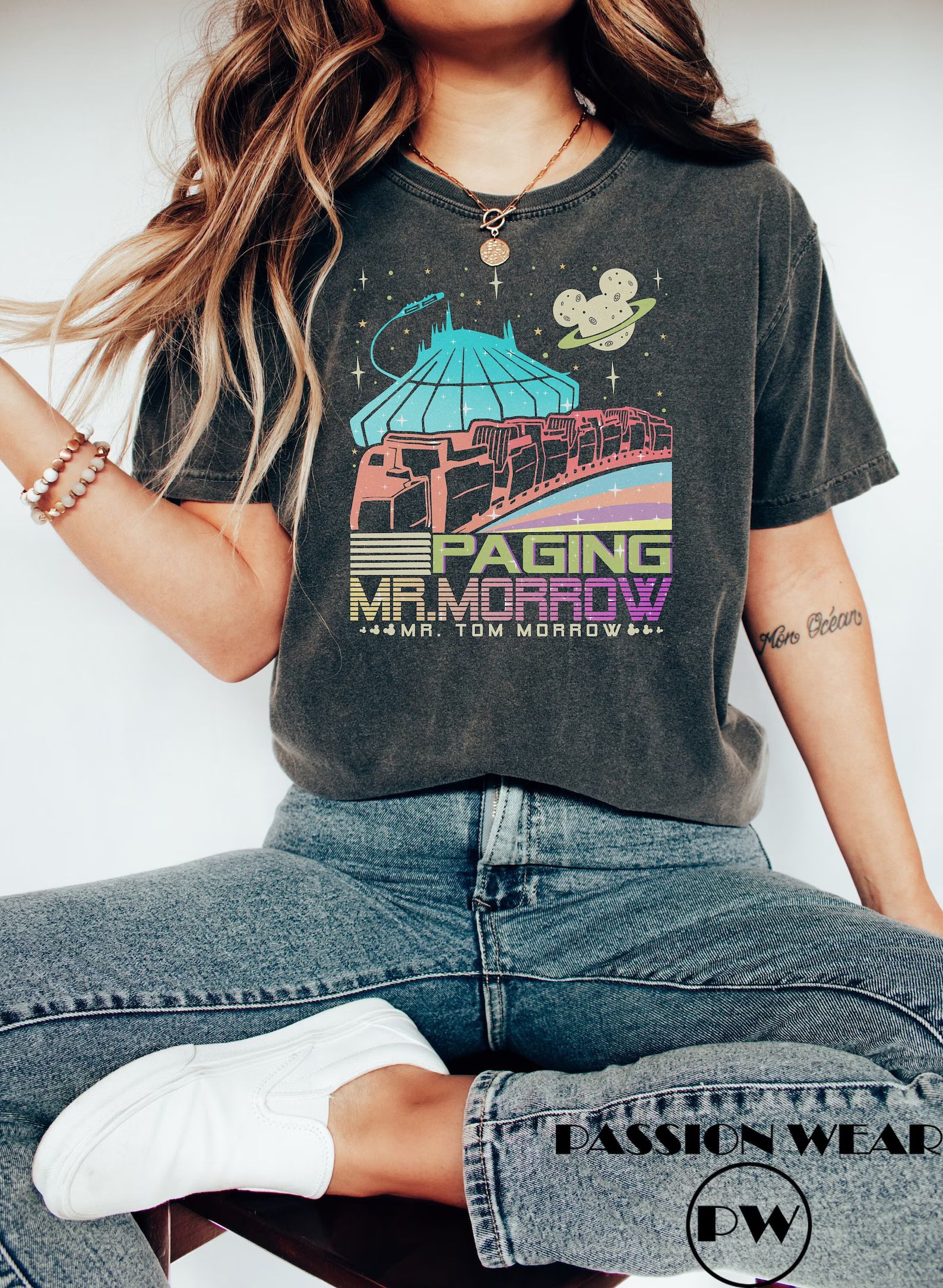 Paging Mr Morrow Comfort Colors® Shirt, Disney Space Mountain Shirt, Tomorrowland Tee, Disney Pe... | Etsy (US)
