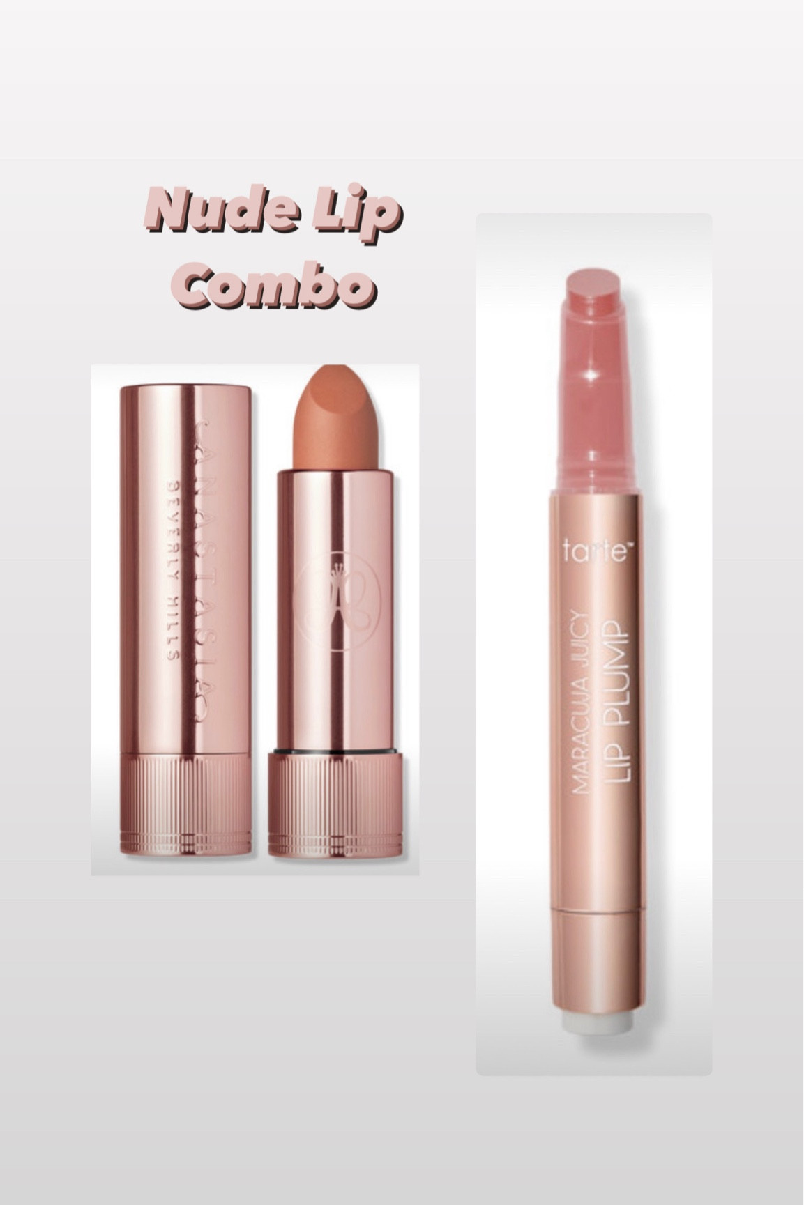 A perfect pair for #womenover50 with lack of color on their lips who want an easy summer nude. What may be color to younger women is nude to us! @anastasia @tarte #makeupover50 #beautyover50 #lipsover50 #nudelips #nudeliplook 

#LTKBeauty #LTKOver40 #LTKFindsUnder50