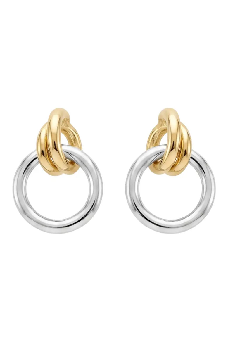 2-Tone Mini Knot Earrings (Women) | Nordstrom | Nordstrom