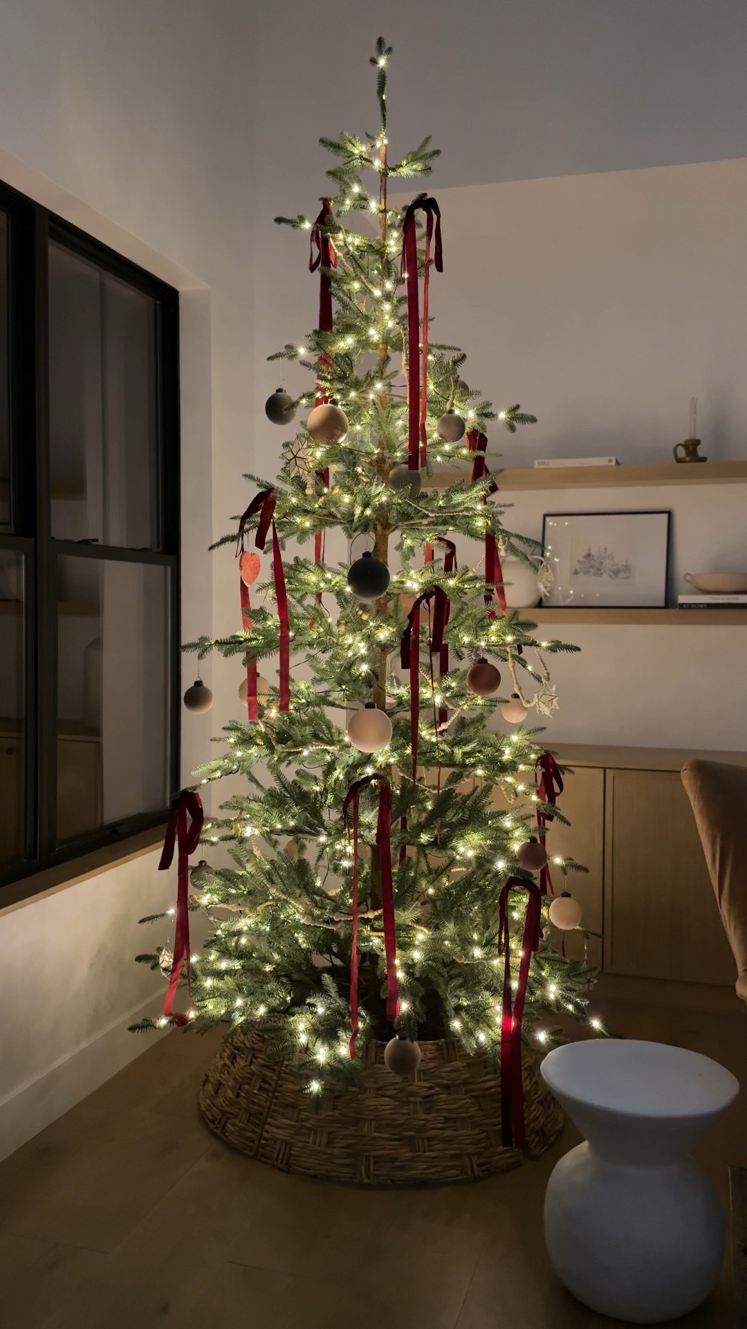 Added these velvet burgundy bows and they literally made the tree! 

#LTKHome #LTKHoliday #LTKCyberWeek