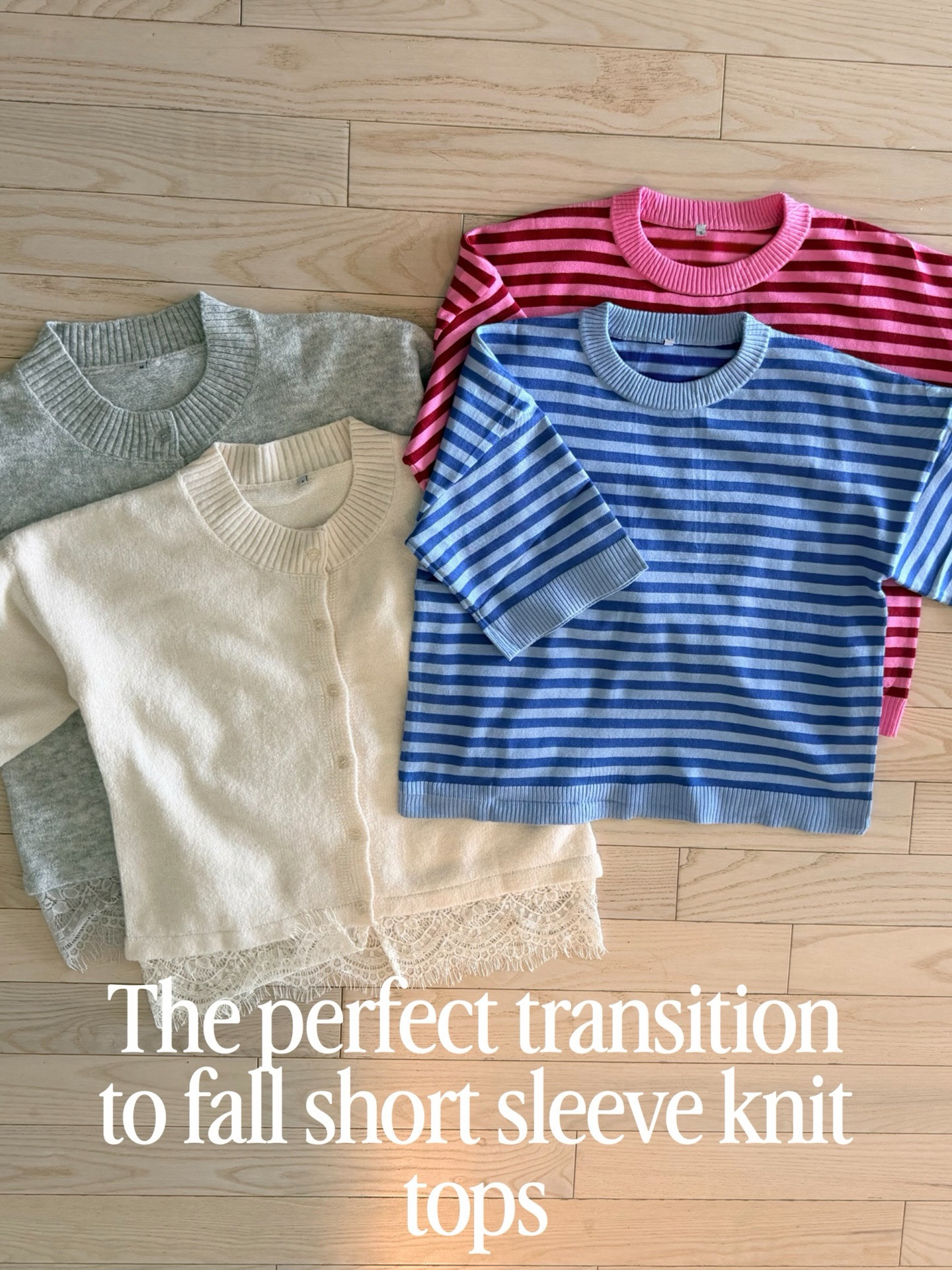 All the tops are mediums except the striped, I do small. 
#dupes #falltransition #casualchic #elevatedcasual 

 #LTKootd #LTKmomlife