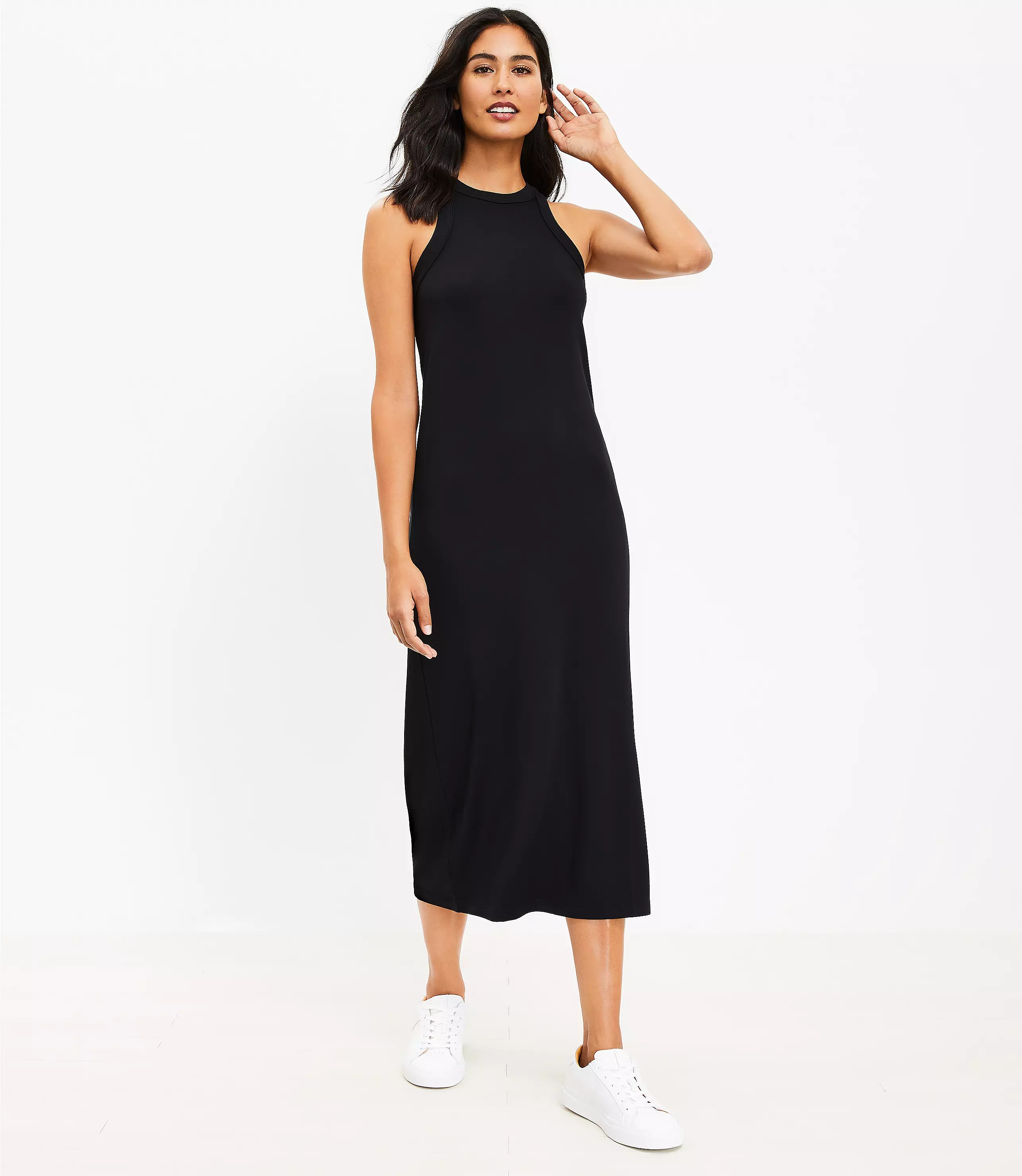Lou & Grey Signaturesoft Halter Midi Dress | LOFT