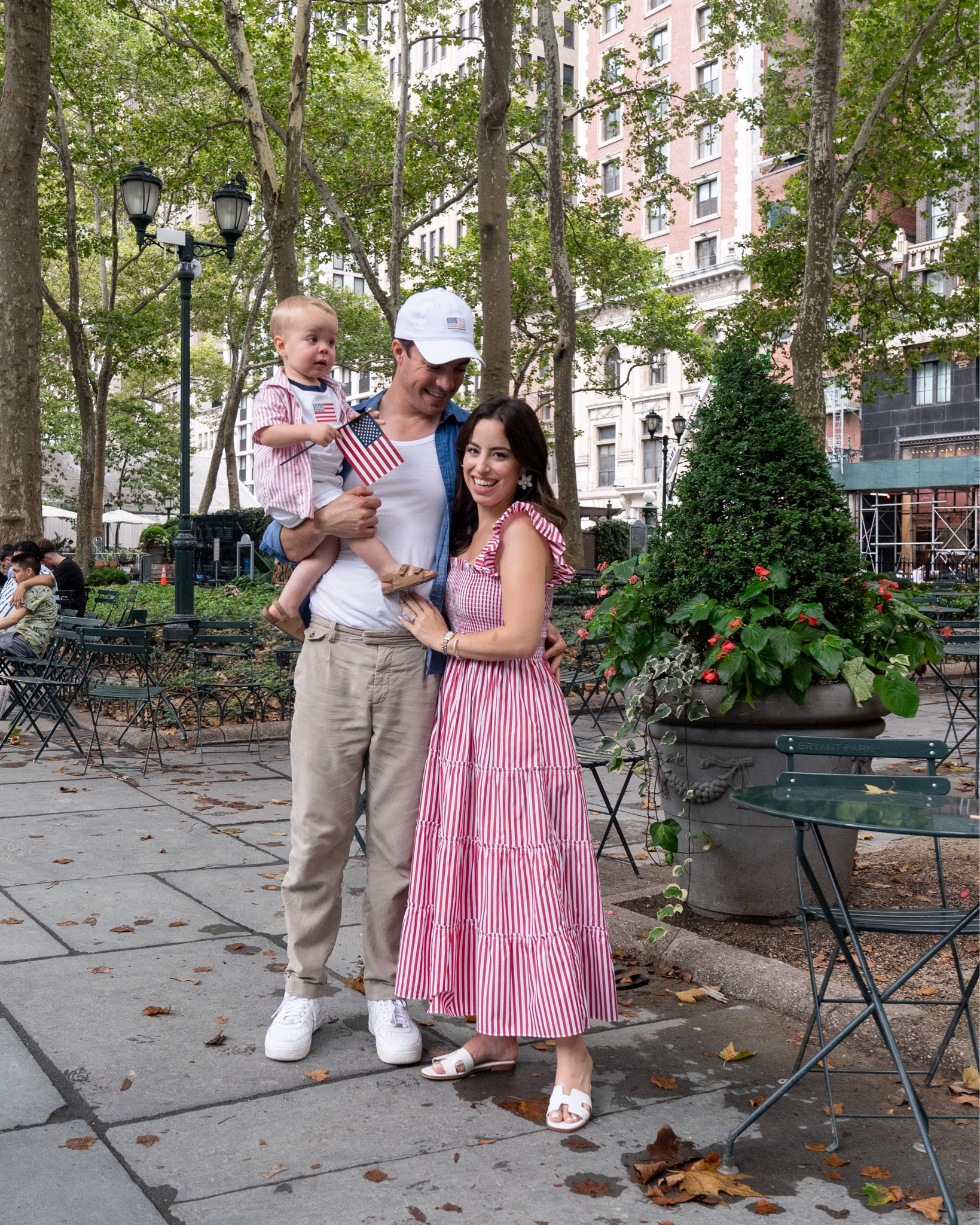Our 4th of July outfits! Absolutely love this red and white striped midi dress with white H sandals. Wearing size XS



#LTKfamily #LTKFind #LTKstyletip