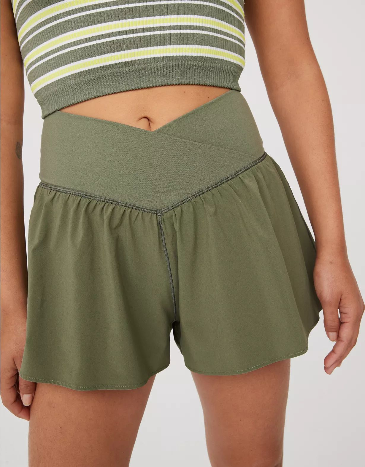 OFFLINE By Aerie Real Me Crossover Flowy Short | Aerie