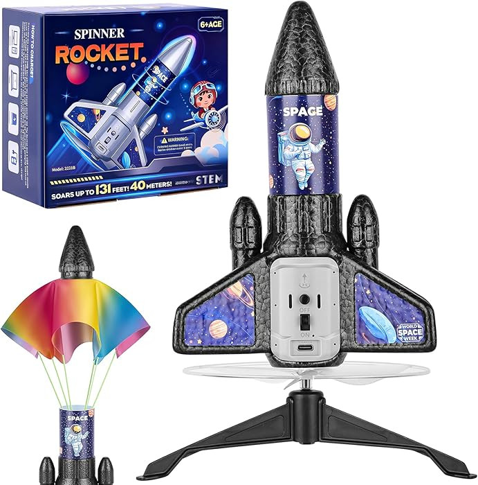 VisionX Rocket Launcher for Kids, 2nd Gen Improved Design, Launch Up to 200ft, Auto-Launch Rocket... | Amazon (US)