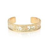 Proverbs 31:10 Gold Cuff, Hebrew Jewelry For Women, Bible Verse Bracelet, Scripture Jewelry, Christi | Amazon (US)