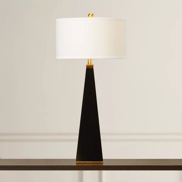 Bette 36" Glossy Black Table Lamp | Wayfair North America