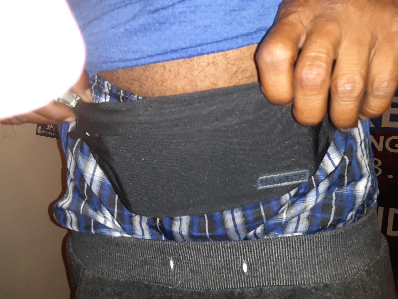 MAXTOP Fanny Pack for Men Women Waist Pack Bag with Headphone Jack and 3-Zipper Pockets Adjustabl... | Amazon (US)