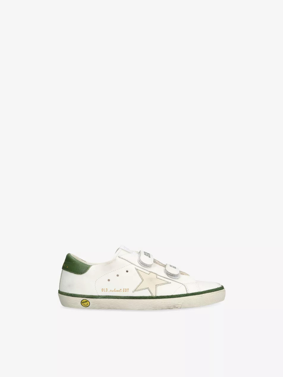 Kids' Old School Leather Trainers | Selfridges
