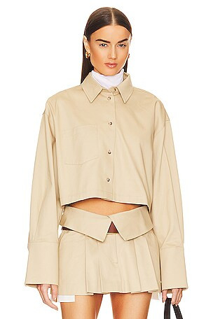 Chino Pleated Mini Skort | Revolve Clothing (Global)