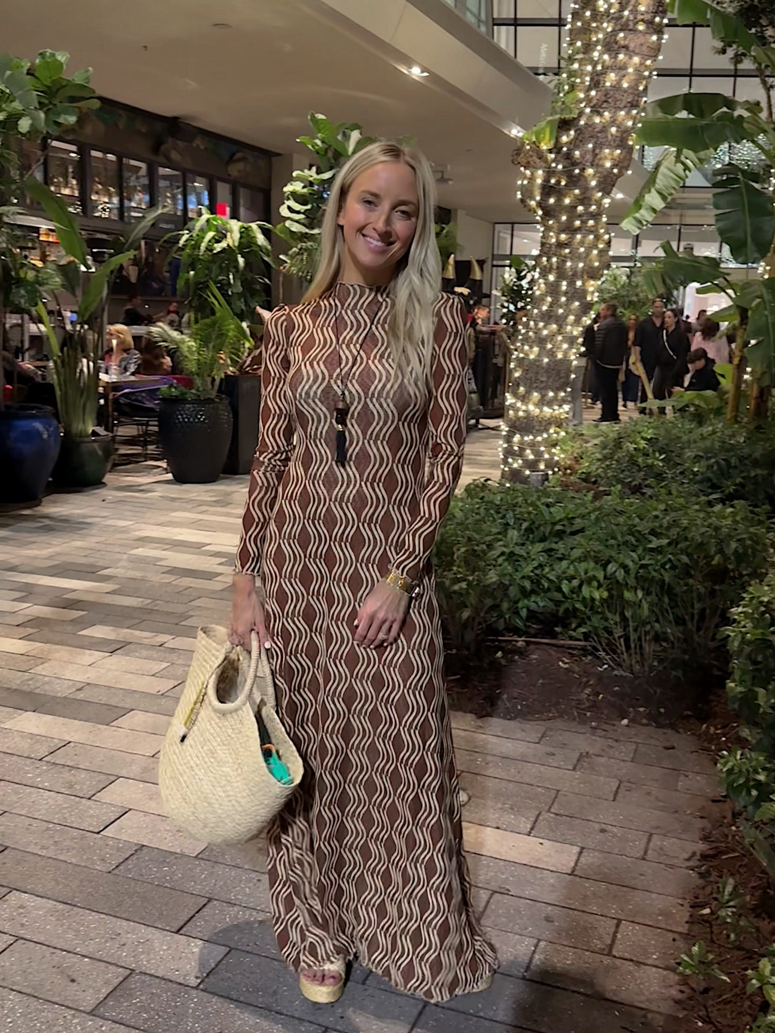 Outfits I wore in Miami / love this long sleeve maxi dress!  It runs true to size but it does run long.  I’m 5’4” and wearing 3 inch platforms here.  

 Vacation outfits 