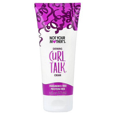 Not Your Mother's, Defining Curl Talk® Cream, Fragrance Free, 6 fl oz (177 ml) | iHerb