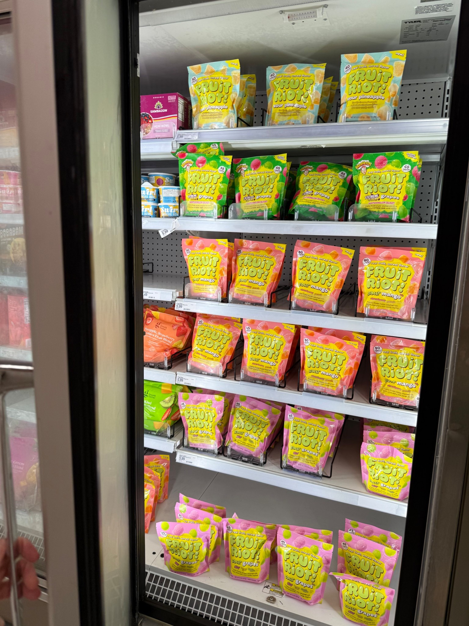 VIRAL SNACK AT TARGET

My absolute favorite sweet treat is Fruit Riot — it’s frozen fruit that’s coated in sour candy. Originally sour grapes, now you can get mango and pineapple too. 

Latest flavors include strawberry & peach flavored mango, and watermelon warhead flavored grapes. 10/10 — no notes! 


Snacks, viral candy, viral snacks, candy grapes 

#LTKSeasonal #LTKParties