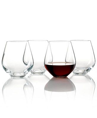 Lenox Stemware, Tuscany Classics Stemless Red, Set of 4 & Reviews - Glassware & Drinkware - Dinin... | Macys (US)