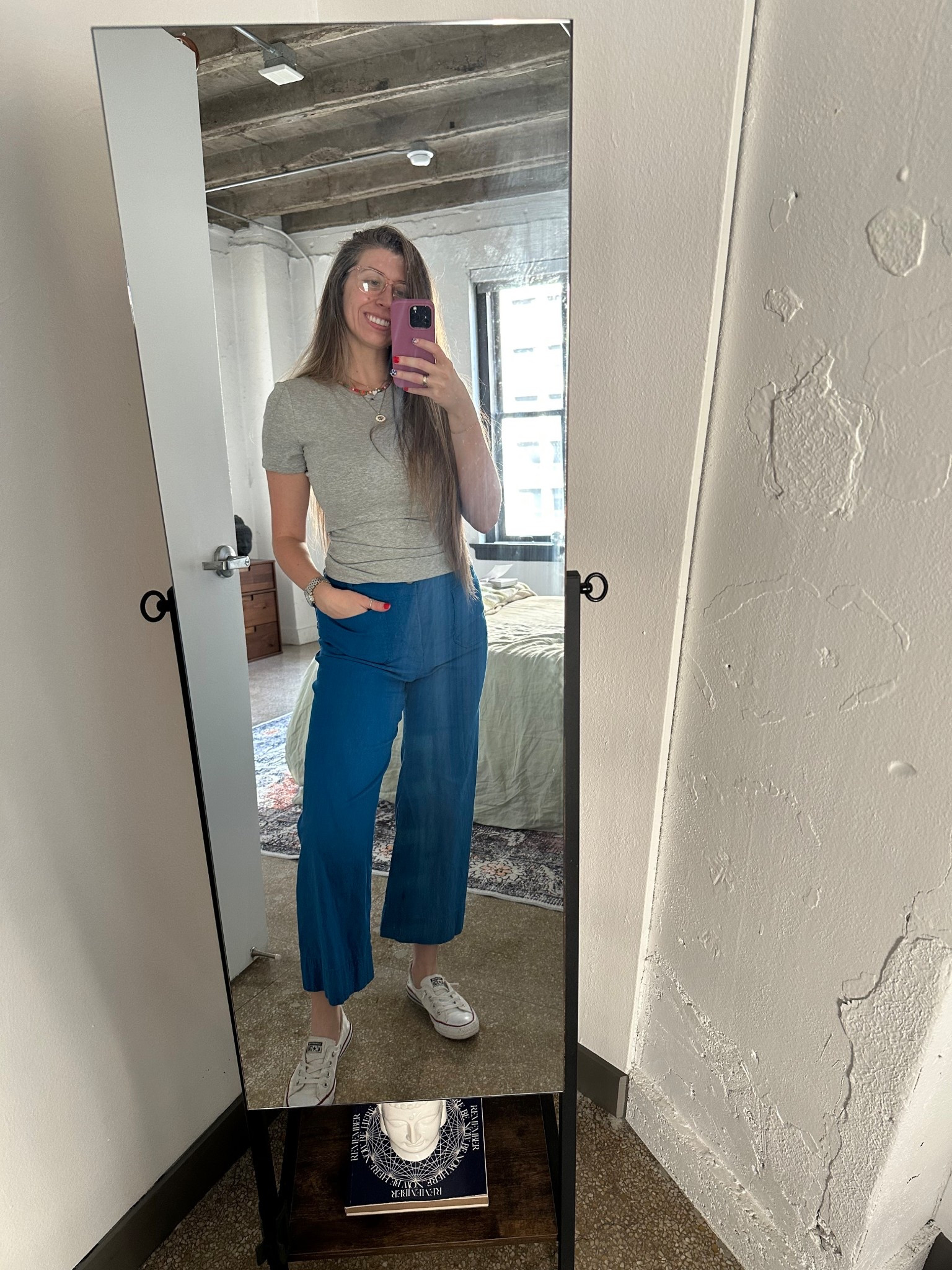 Pants are from Anthro - exact color is sold out but they have a lighter blue!!! 

#LTKShoeCrush #LTKStyleTip #LTKWorkwear