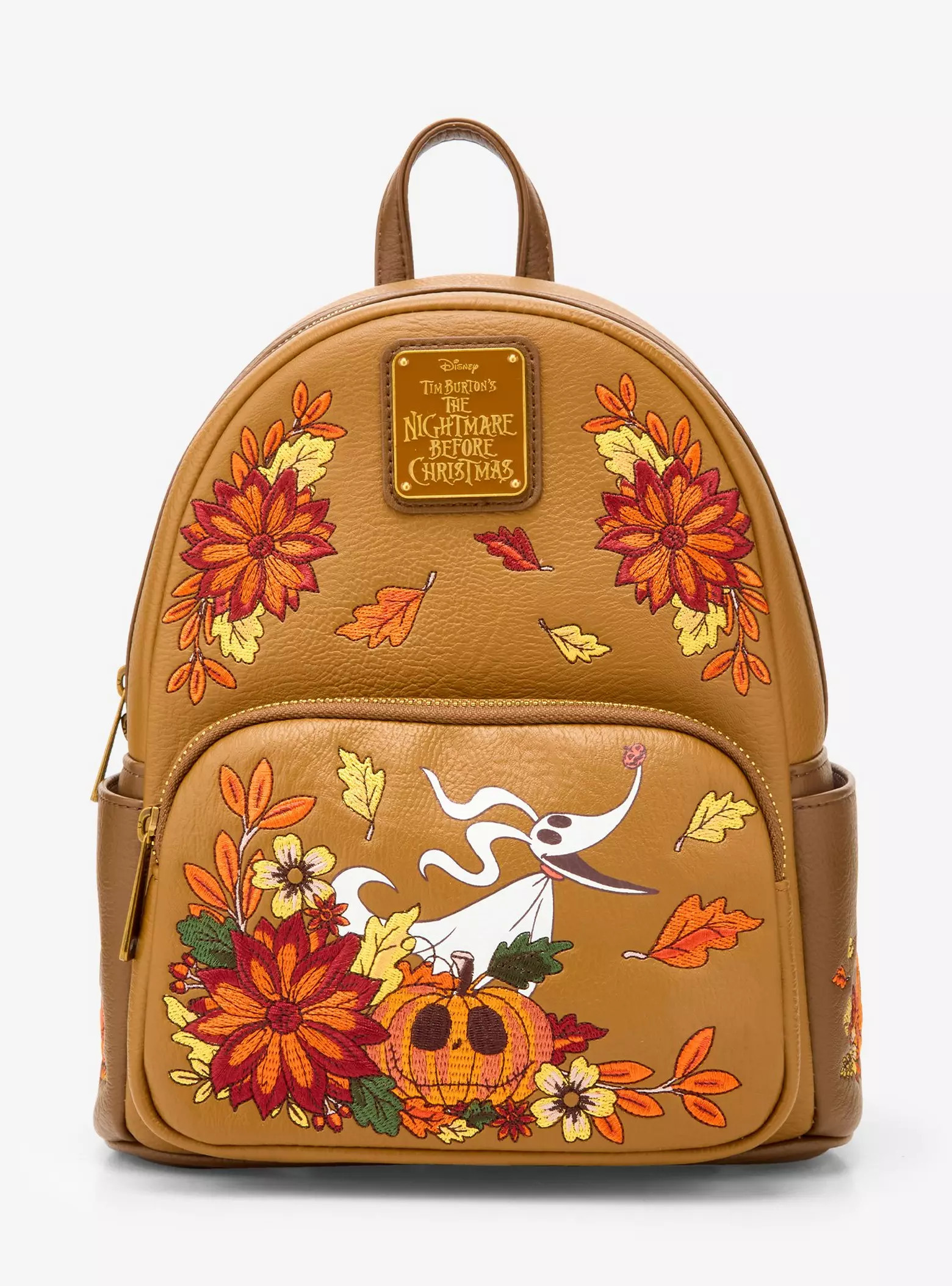 Disney The Nightmare Before Christmas Zero & Jack Skellington Fall Glow-in-the-Dark Mini Backpack... | BoxLunch