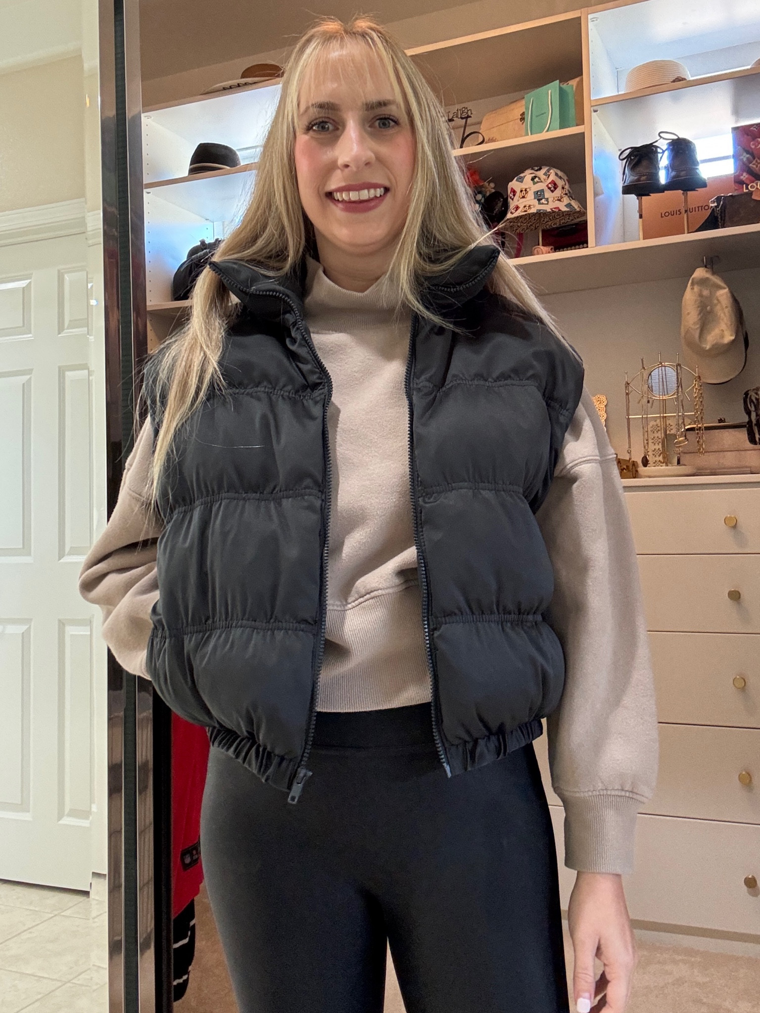 Black puffer vests: the ultimate layering essential! Effortlessly chic, endlessly versatile, and perfect for that cozy-but-put-together vibe. Dress it up, dress it down—either way, it’s a wardrobe win. 

#LTKFindsUnder100 #LTKActive #LTKSaleAlert