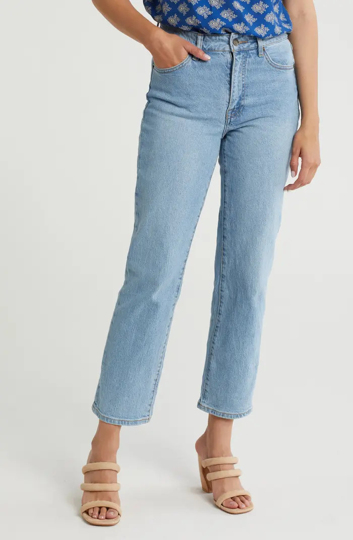 Joie Sylvie Straight Leg Crop Jeans | Nordstromrack | Nordstrom Rack