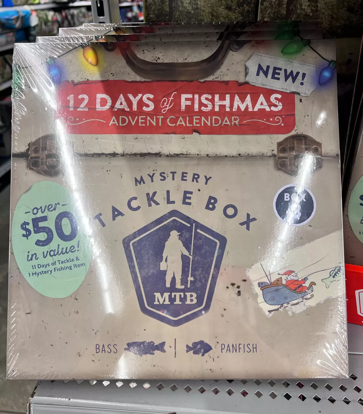 Mystery Tackle Box 12 Days of Fishmas Advent Calendar 