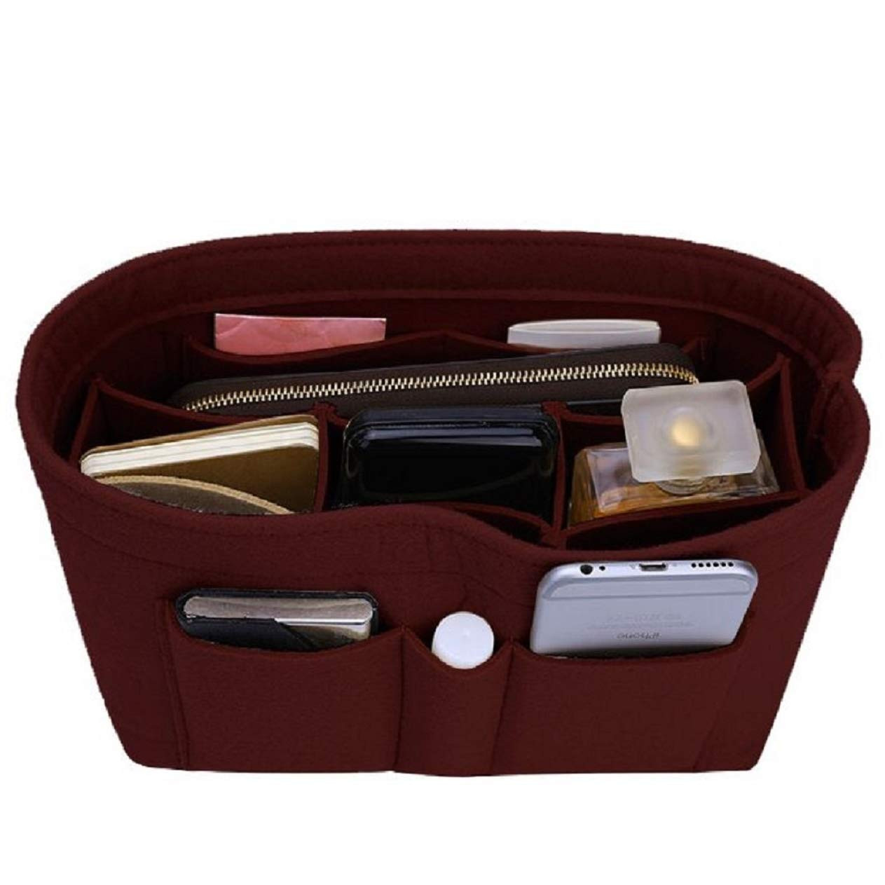 ZTUJO Purse Organizer Insert, Felt Bag Organizer For Handbag Purse Organizer,13 Colors, 6 Size (X... | Amazon (US)