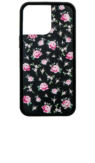 Wildflower COQUE POUR IPHONE IPHONE 14 PRO MAX en Black & Pink Floral - Black. Taille all. | Revolve Clothing (Global)
