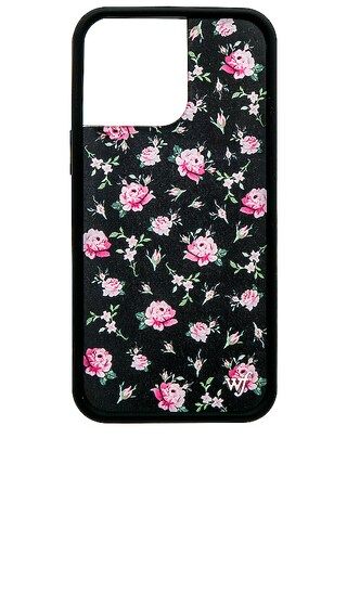 Iphone 14 Pro Max Case in Black & Pink Floral | Revolve Clothing (Global)